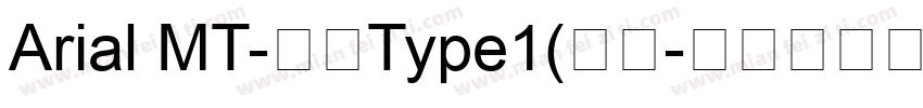 Arial MT-粗体Type1(西方字体转换